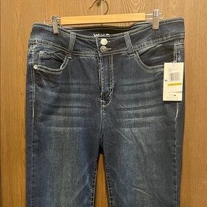 Wallflower Dark Blue Boot Cut Jeans 14 Plus Long NWT